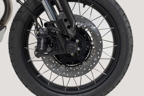 Slider set for front axle Moto Guzzi V85 TT (21 - ) Black - SW - Motech UK