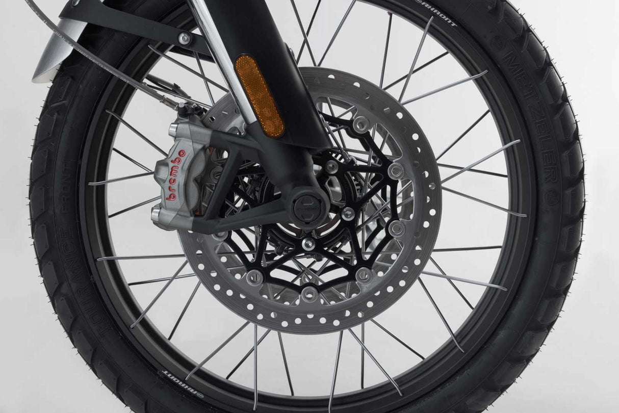 Slider Set for Front Axle Triumph Scrambler 1200 (21 - ) Black - SW - Motech UK