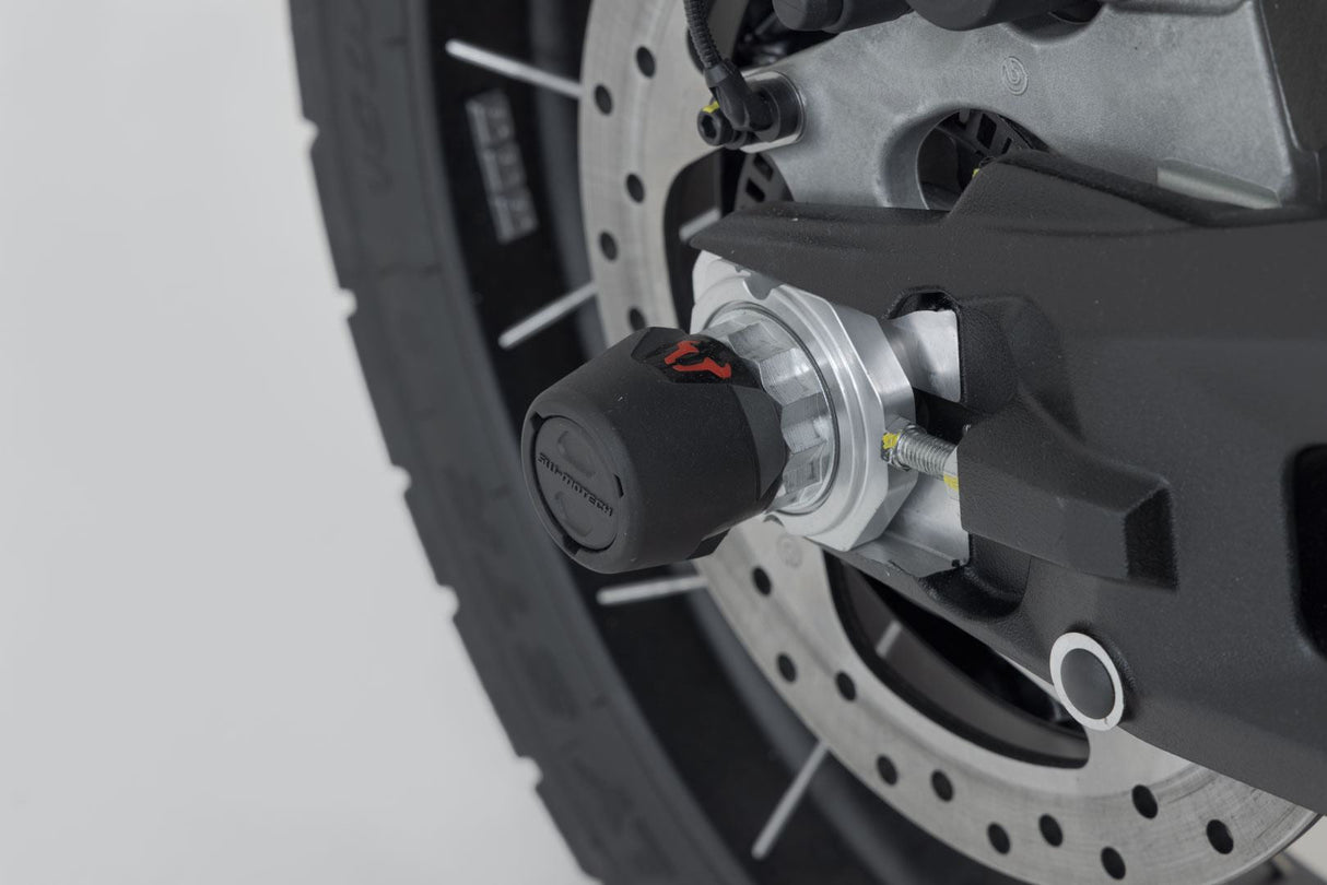 Slider set for rear axle Ducati models (14 - ) Black - SW - Motech UK