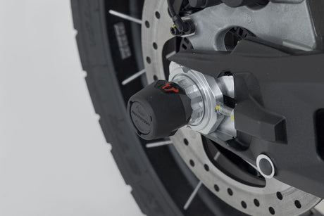 Slider set for rear axle Ducati models (14 - ) Black - SW - Motech UK