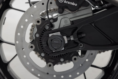 Slider Set for Rear Axle KTM 1050/1090/1190 Adv, 1290 SAdv Black - SW - Motech UK