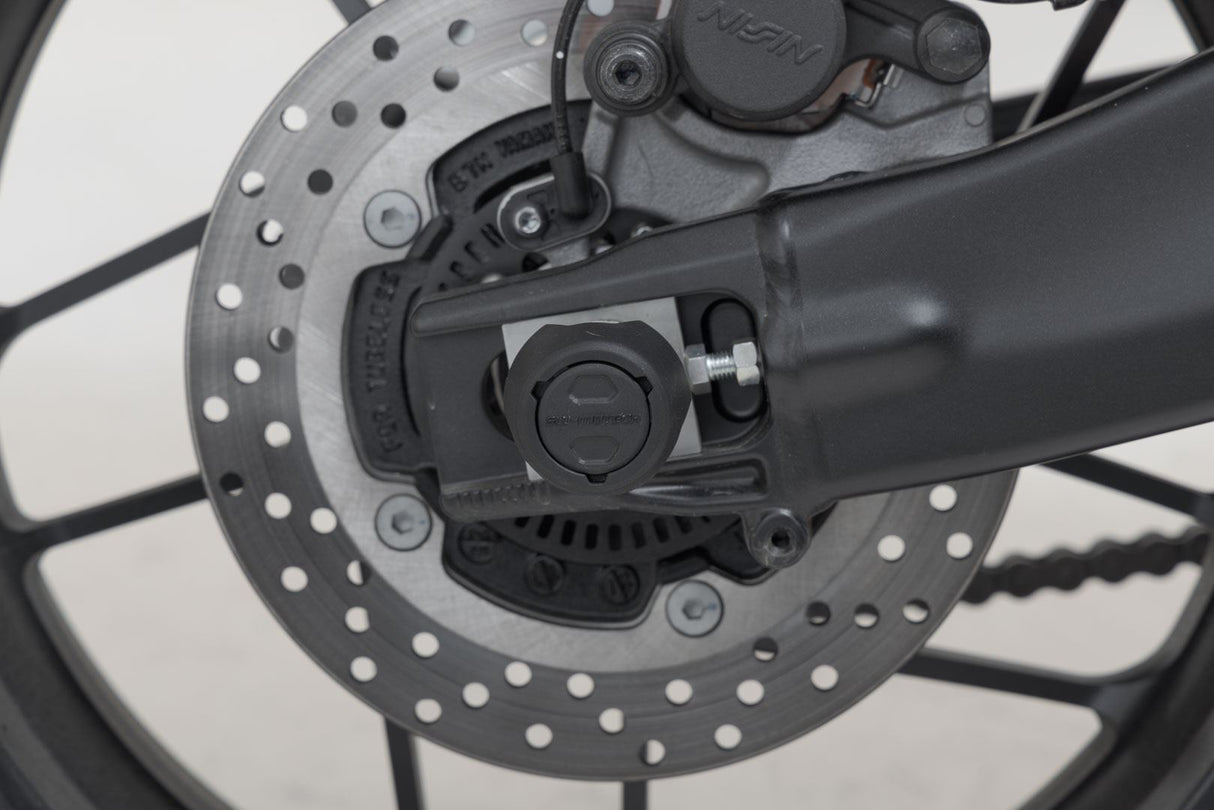 Slider Set for Rear Axle Yamaha MT - 09 (20 - ) Black - SW - Motech UK