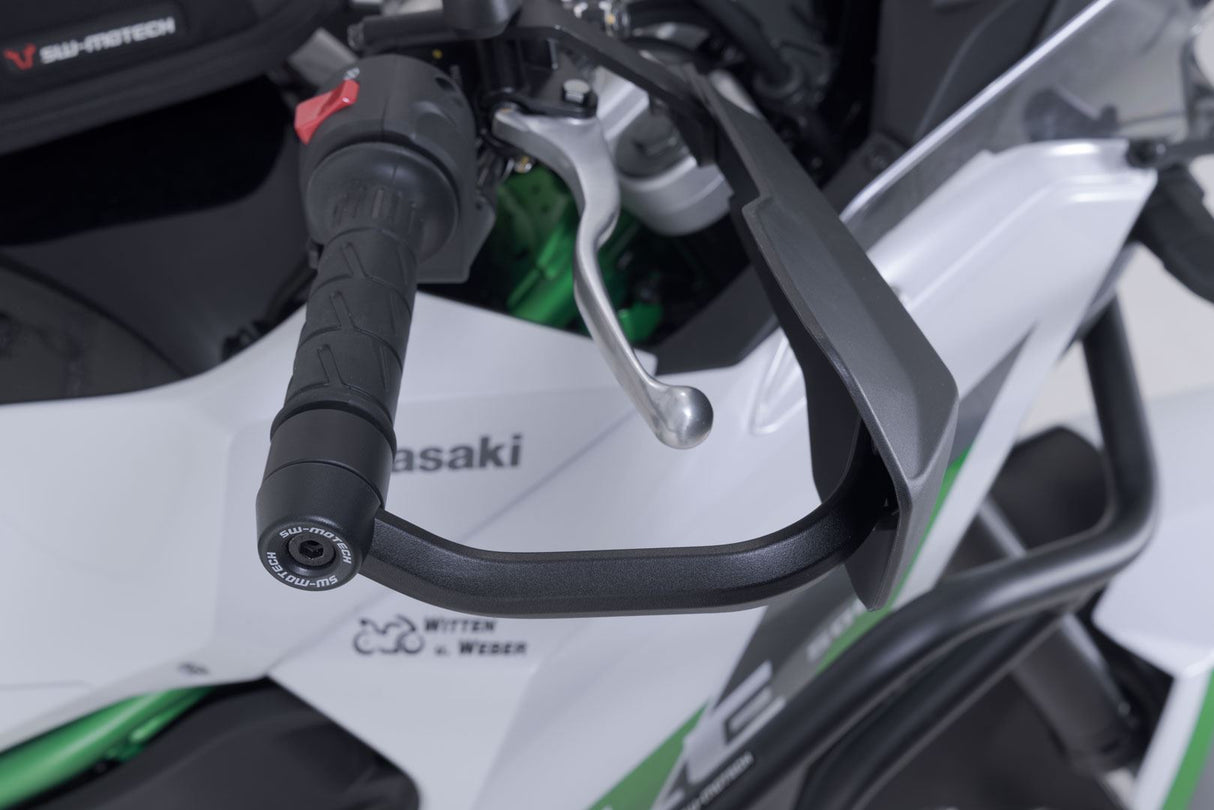 Sport handguard kit Black. Kawasaki KLE500 / KLE500 SE (26 - ). - SW - Motech UK