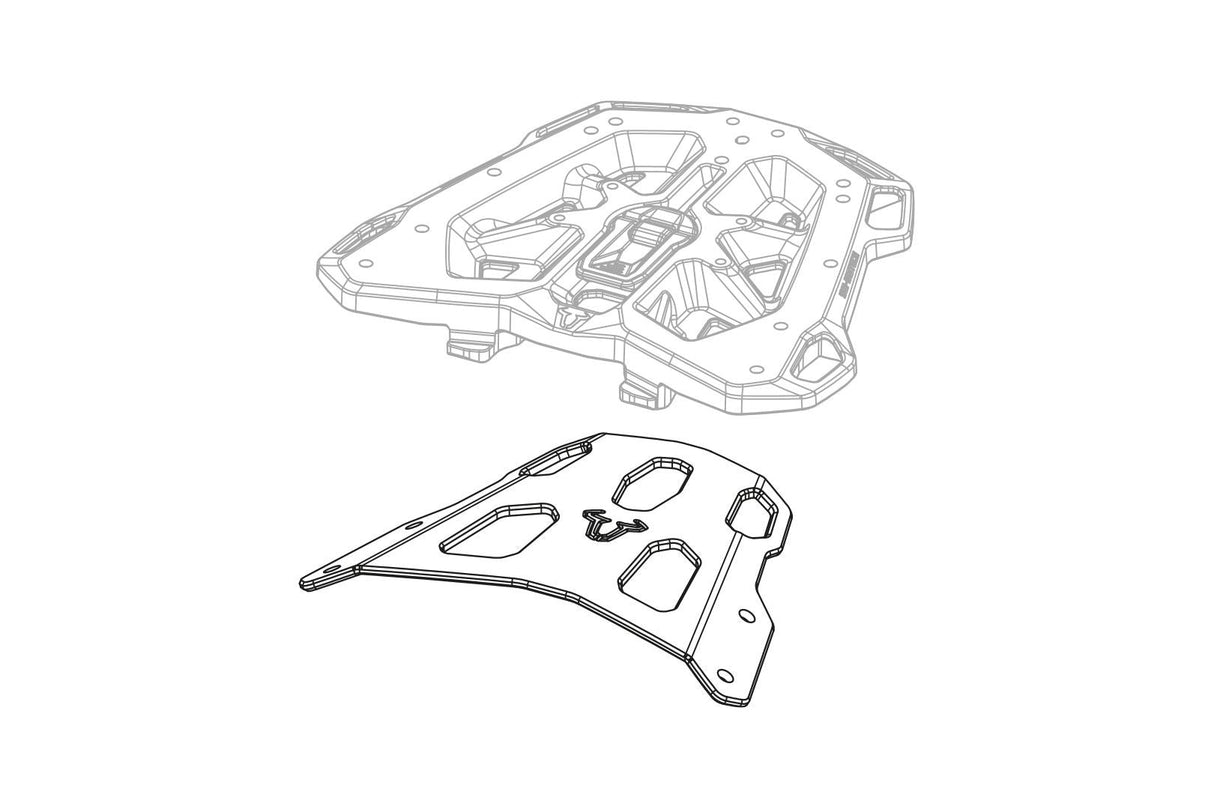 STREET - RACK Black. Harley - Davidson Road Glide (24 - ). - SW - Motech UK