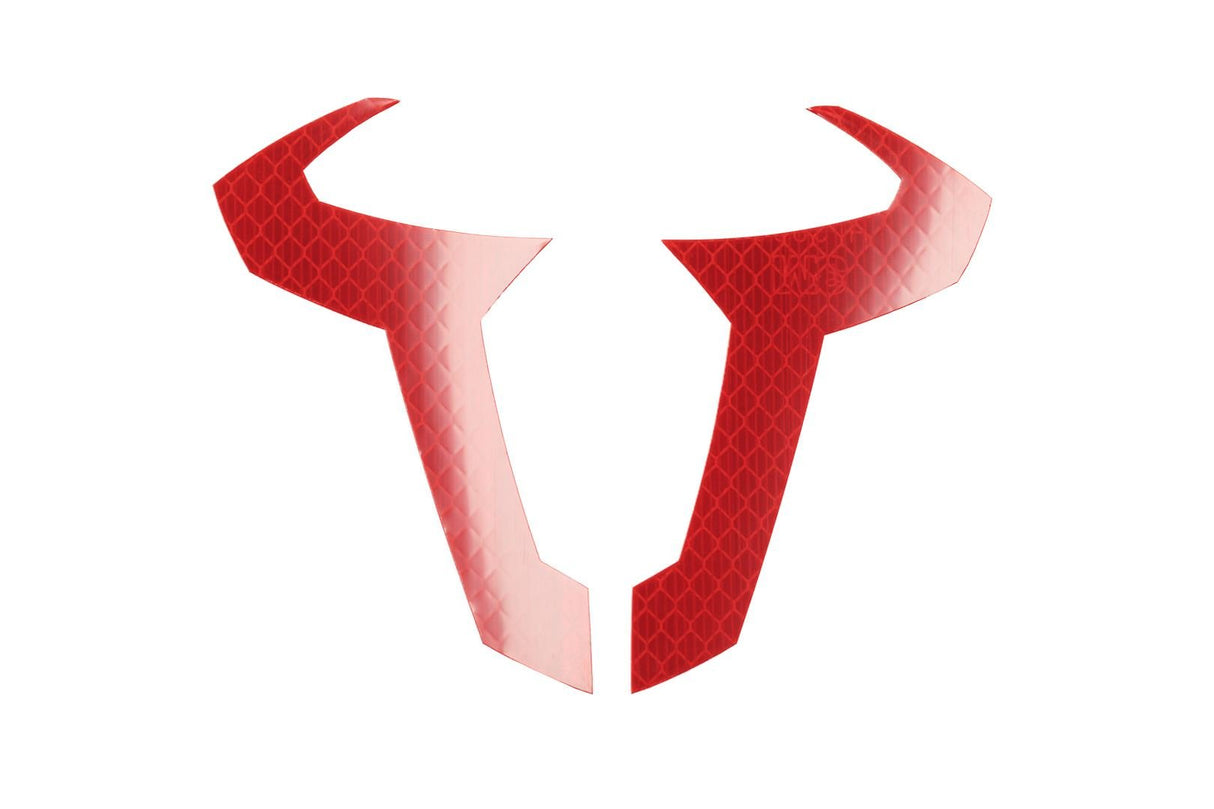 SW - MOTECH Sticker Bull 130 x 97 mm Reflective Red - SW - Motech UK