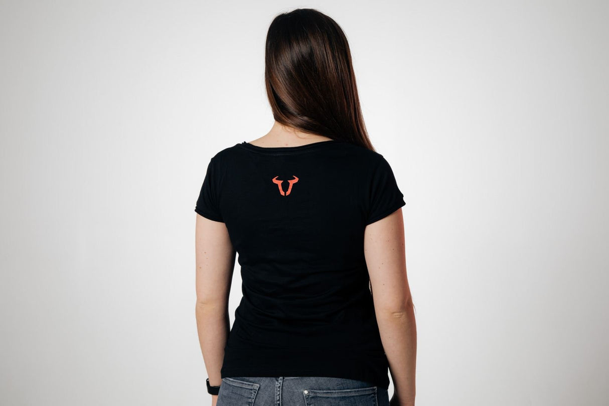 T-Shirt Core Line. Black. Women. Size S. - SW-Motech UK