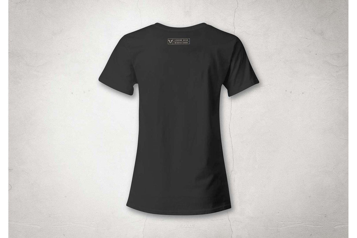 T-Shirt Legend Gear. Black. Women. Size L. - SW - Motech UK