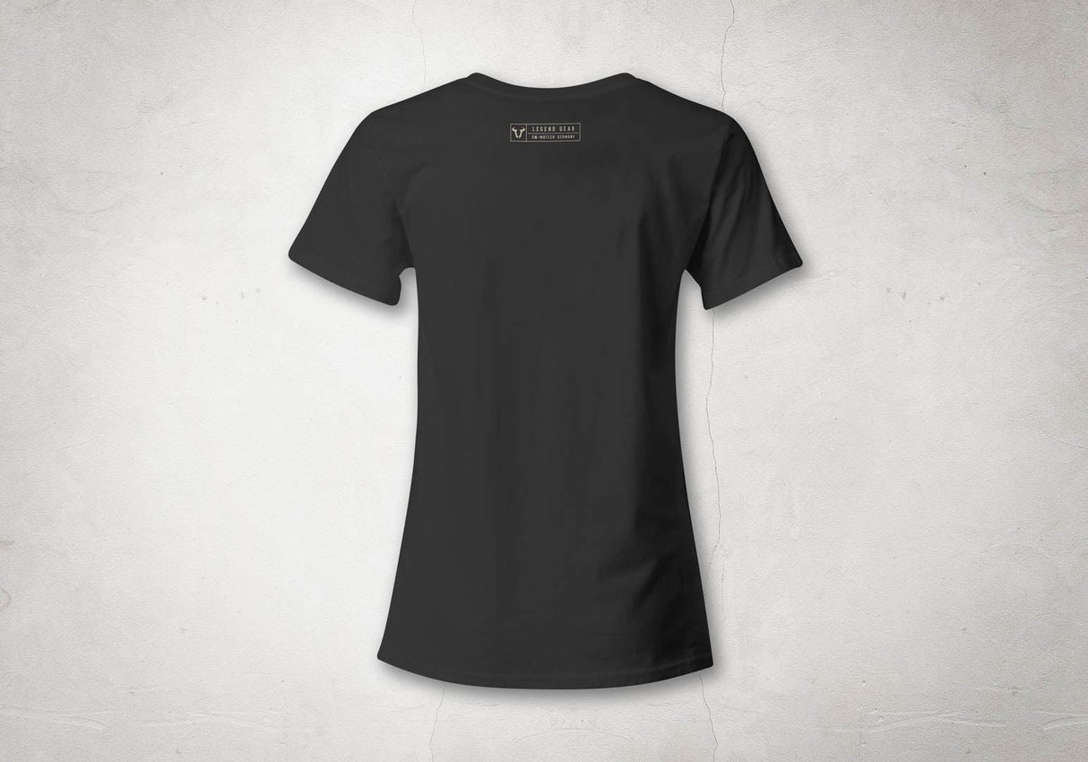 T-Shirt Legend Gear. Black. Women. Size XL. - SW - Motech UK