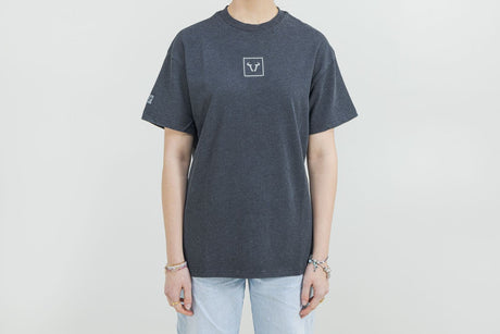 T-Shirt Unisex  Riders Line Dark Grey. Optic Wash. Unisex. Size XXL. - SW - Motech UK