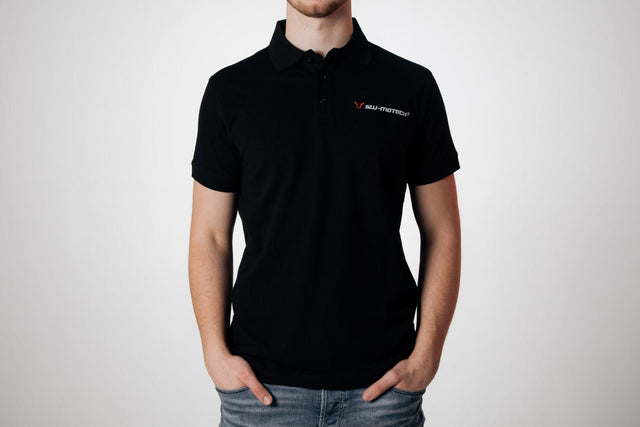Team polo shirt Core Line. Black. Men. Size S. - SW - Motech UK