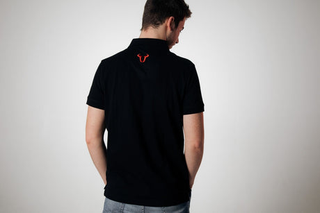 Team polo shirt Core Line. Black. Men. Size S. - SW - Motech UK