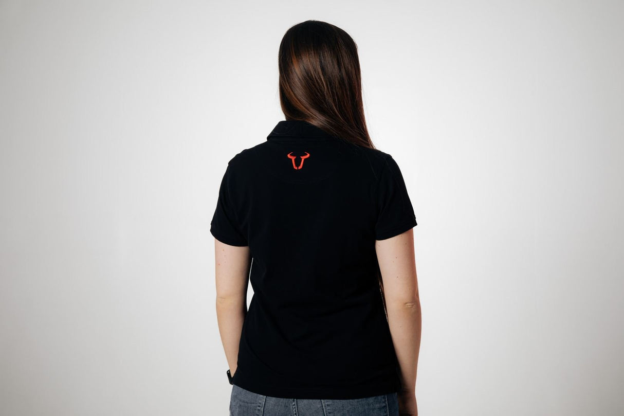 Team polo shirt Core Line. Black. Women. Size L. - SW - Motech UK