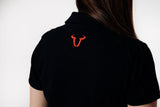 Team polo shirt Core Line. Black. Women. Size M. - SW - Motech UK