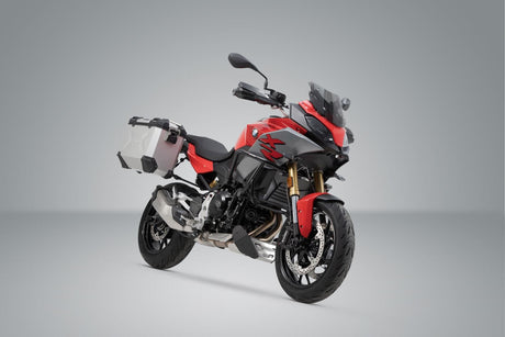 TRAX ADV Aluminium Case System 37/37 litre BMW F 900 R / XR (19 - ) Silver - SW - Motech UK