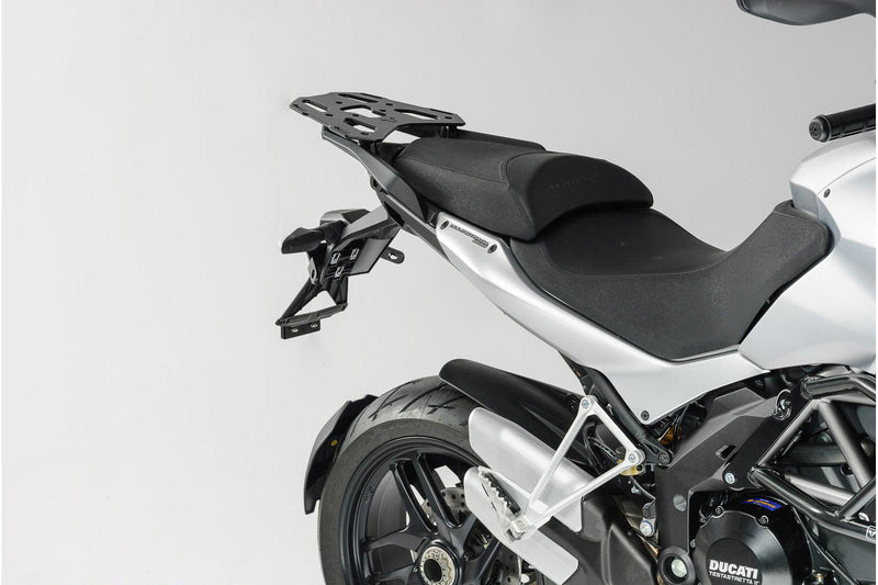 TRAX ADV Aluminium Case System 37/37 litre Ducati Multistrada 1200 / S (10 - 14) Silver - SW - Motech UK