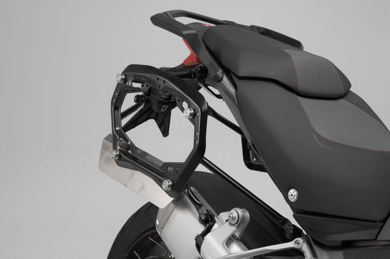 TRAX ADV Aluminium Case System 37/37 litre Ducati Multistrada 1200/1260/950 (15 - ) Black - SW - Motech UK