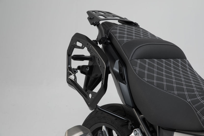 TRAX ADV Aluminium Case System 37/37 litre Honda CB500X, CB500F / CBR500R ( - 15) Black - SW - Motech UK