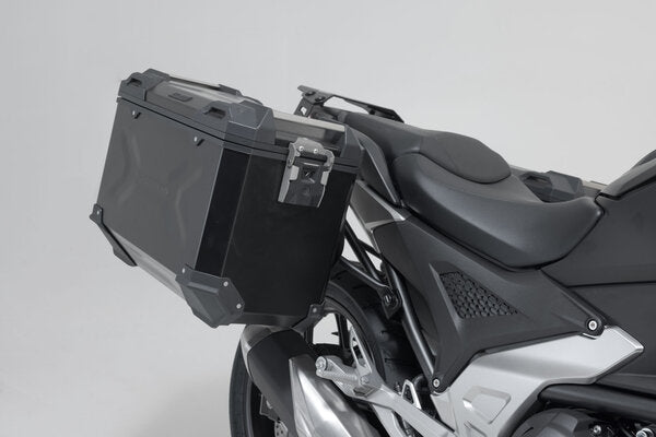 TRAX ADV Aluminium Case System 37/37 litre Honda NC750X (20 - ) Black - SW - Motech UK