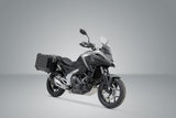 TRAX ADV Aluminium Case System 37/37 litre Honda NC750X (20-) Black - SW-Motech UK