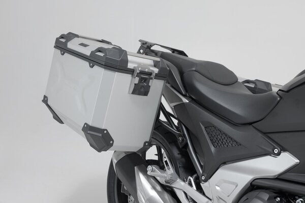 TRAX ADV Aluminium Case System 37/37 litre Honda NC750X (20 - ) Silver - SW - Motech UK