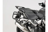 TRAX ADV Aluminium Case System 37/37 litre Honda VFR800X Crossrunner (15-) Black - SW-Motech UK