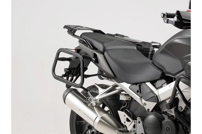 TRAX ADV Aluminium Case System 37/37 litre Honda VFR800X Crossrunner (15 - ) Black - SW - Motech UK