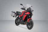 TRAX ADV Aluminium Case System 37/37 litre Yamaha Tracer 9 (20-) Silver - SW-Motech UK