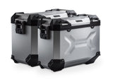 TRAX ADV Aluminium Case System 45/37 litre Aprilia Tuareg 660 (21-) Silver - SW-Motech UK