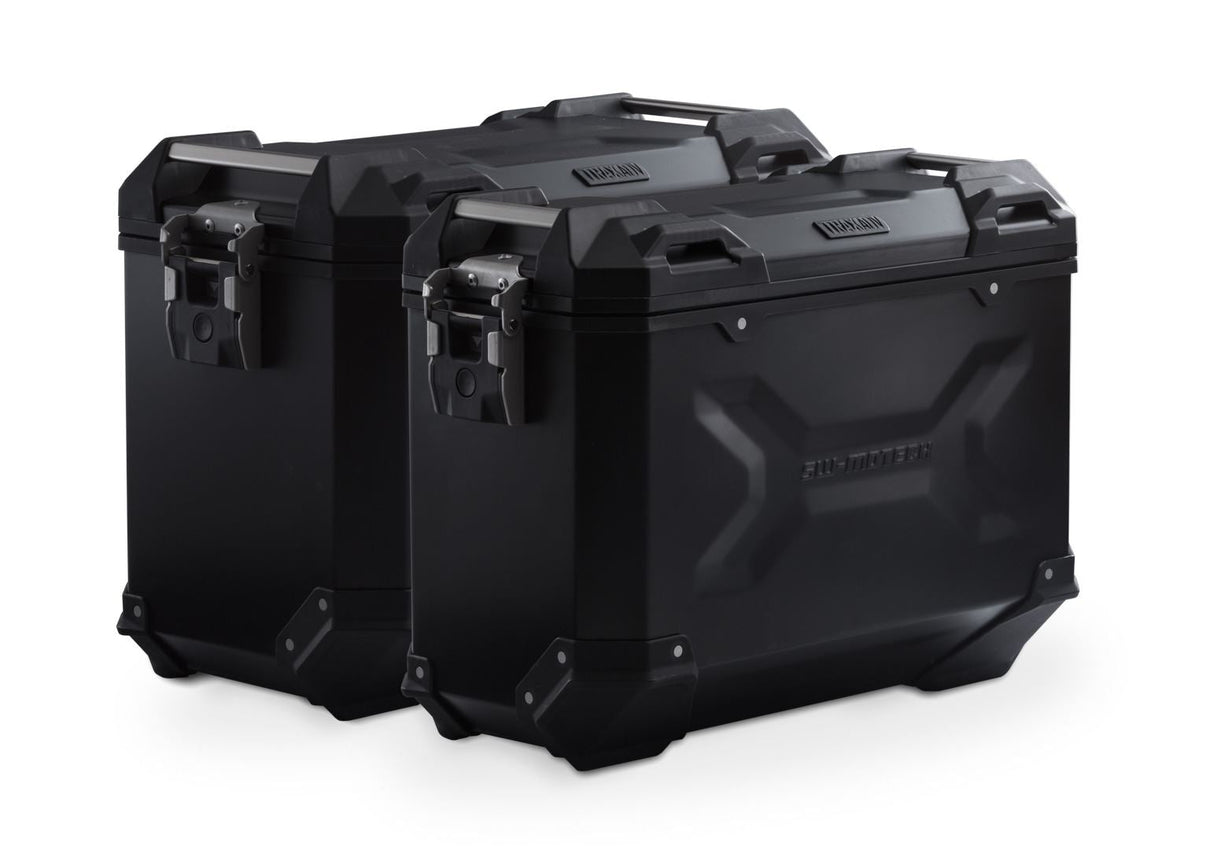 TRAX ADV Aluminium Case System 45/37 litre Benelli TRK 502 X (18 - ) Black - SW - Motech UK