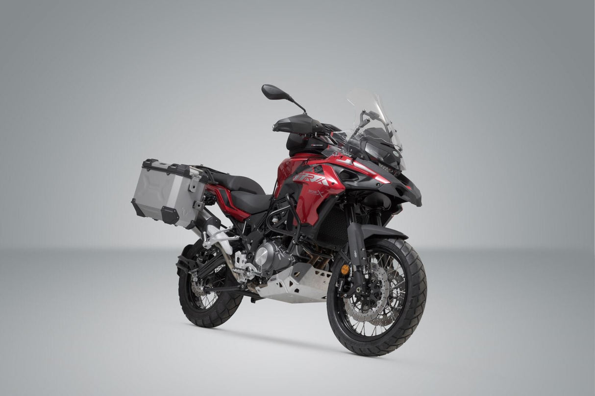 TRAX ADV Aluminium Case System 45/37 litre Benelli TRK 502 X (18 - ) Silver - SW - Motech UK