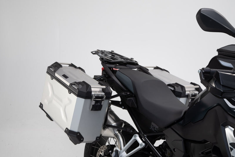 TRAX ADV Aluminium Case System 45/37 litre BMW F750GS, F850GS/Adv (17 - ) Black - SW - Motech UK