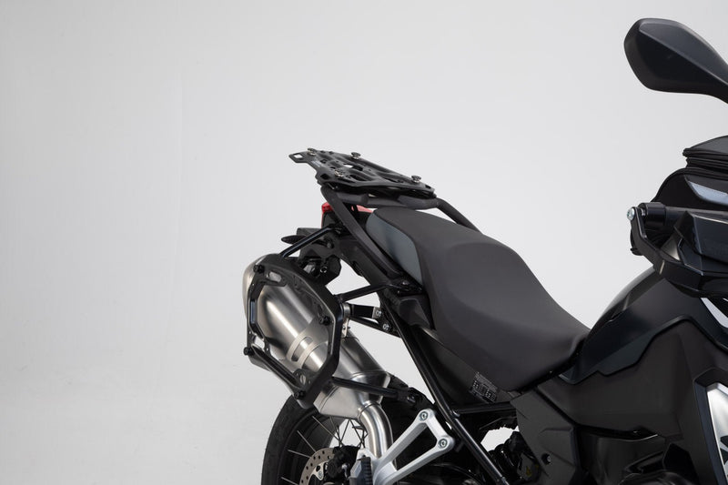 TRAX ADV Aluminium Case System 45/37 litre BMW F750GS, F850GS/Adv (17 - ) Black - SW - Motech UK