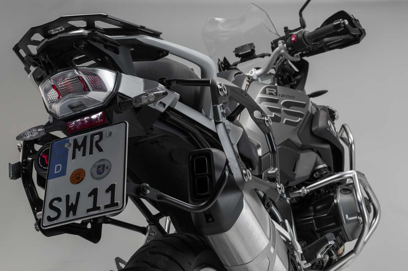 TRAX ADV Aluminium Case System 45/37 litre BMW R1200GS LC/Adv/Rallye, R1250GS Silver - SW - Motech UK