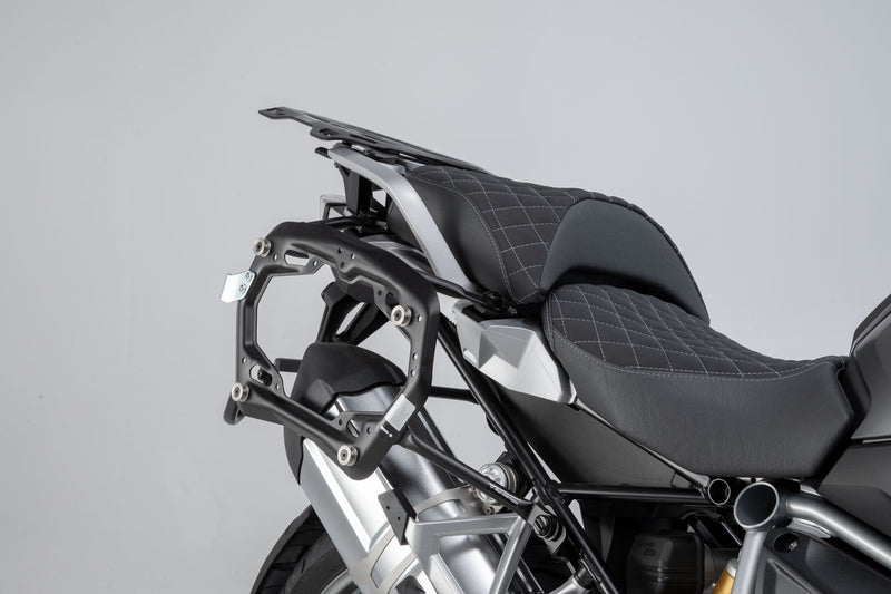 TRAX ADV Aluminium Case System 45/37 litre BMW R1200GS LC/Adv/Rallye, R1250GS Silver - SW - Motech UK