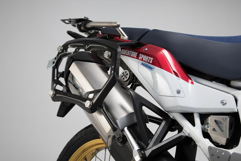 TRAX ADV Aluminium Case System 45/37 litre Honda CRF1000L / Adv Sports (18 - ) Silver - SW - Motech UK