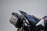 TRAX ADV Aluminium Case System 45/37 litre Honda CRF1000L Africa Twin (15 - 17) Silver - SW - Motech UK