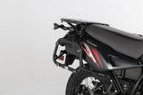 TRAX ADV Aluminium Case System 45/37 litre Kawasaki KLR 650 (08 - ) Black - SW - Motech UK