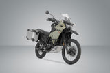 TRAX ADV Aluminium Case System 45/37 litre Kawasaki KLR 650 (22 - ) Silver - SW - Motech UK