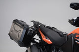 TRAX ADV Aluminium Case System 45/37 litre KTM 1050/1090/1190 Adv,1290 SAdv Black - SW - Motech UK