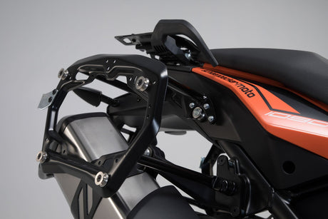 TRAX ADV Aluminium Case System 45/37 litre KTM 1050/1090/1190 Adv,1290 SAdv Silver - SW - Motech UK