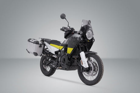 TRAX ADV Aluminium Case System 45/37Litre Husqvarna 901 Norden (21 - ) Silver - SW - Motech UK