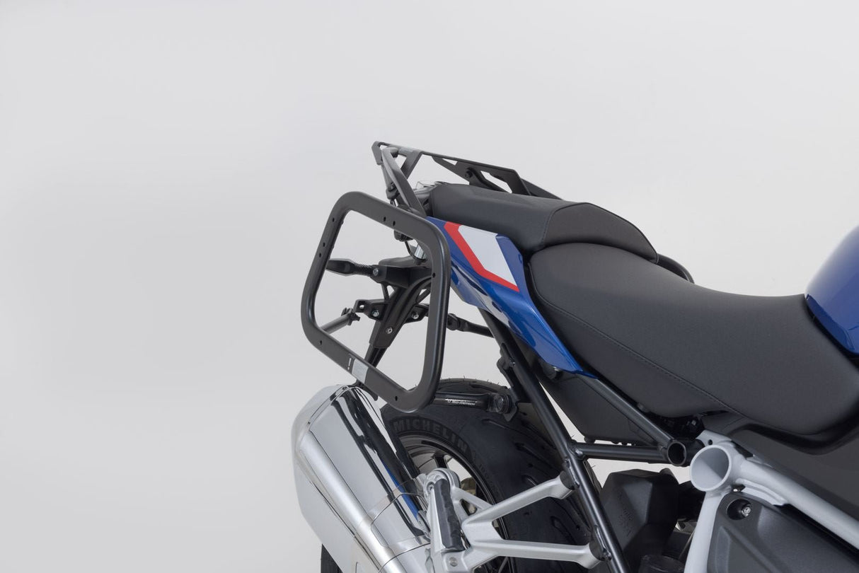 TRAX ADV Aluminium Case System 45/45 litre BMW R 1200 R/RS, R 1250 R/RS Silver - SW - Motech UK