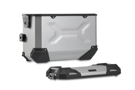 TRAX ADV aluminium case system 790 Adv/R, 890 Adv/R, 890 SM T 45/37 Litre Silver - SW - Motech UK
