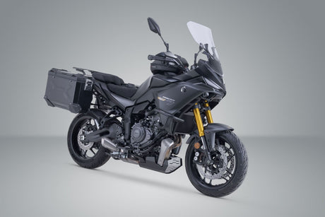 TRAX ADV aluminium case system Black. 37/37 l. Yamaha Tracer 7 / GT (25 - ). - SW - Motech UK