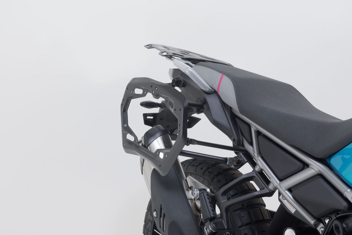 TRAX ADV aluminium case system Black. 45/37 l. CFMoto 450MT (23 - ). - SW - Motech UK