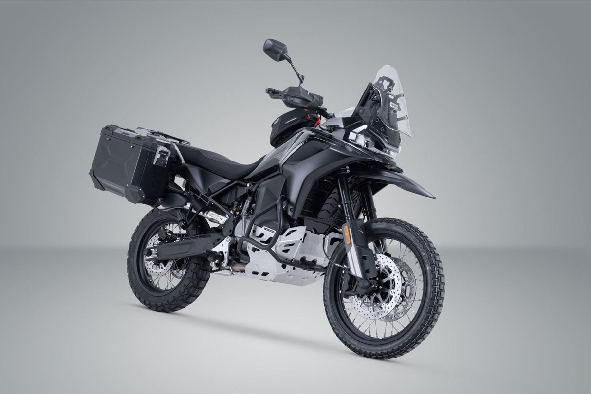 TRAX ADV aluminium case system Black. 45/37 l. CFMoto 800MT - X (24 - ). - SW - Motech UK