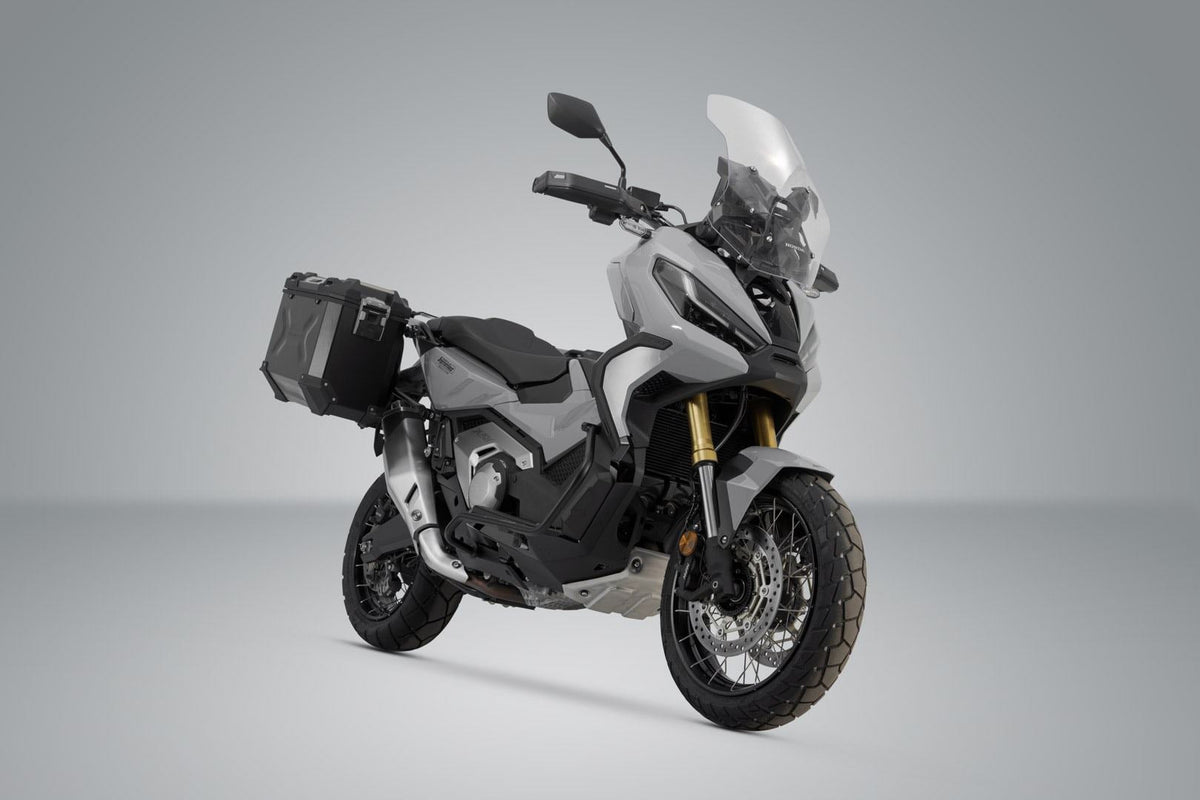 TRAX ADV aluminium case system Honda X-ADV (20-) 45/37 litre Black - SW-Motech UK