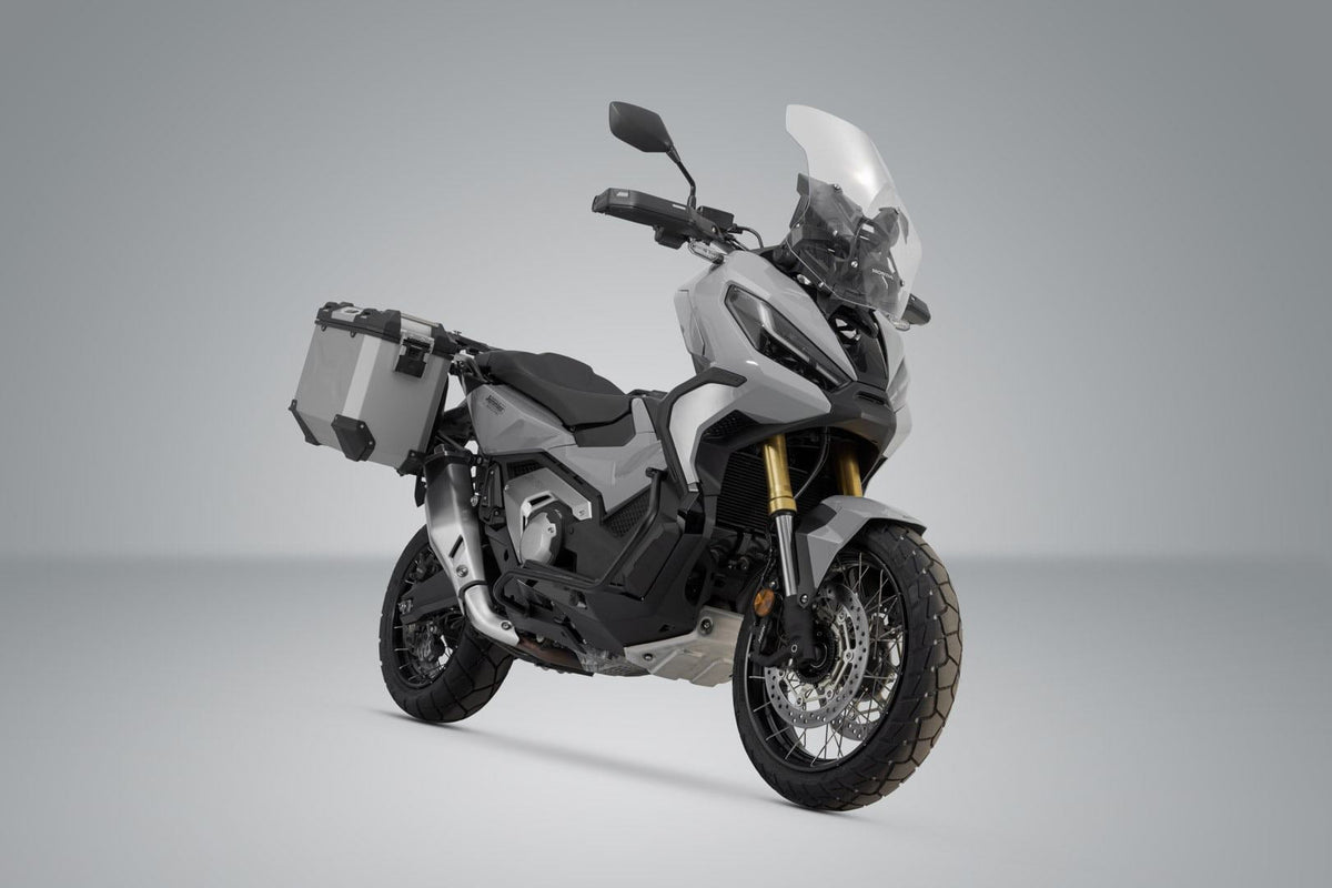 TRAX ADV aluminium case system Honda X-ADV (20-) 45/37 litre Silver - SW-Motech UK