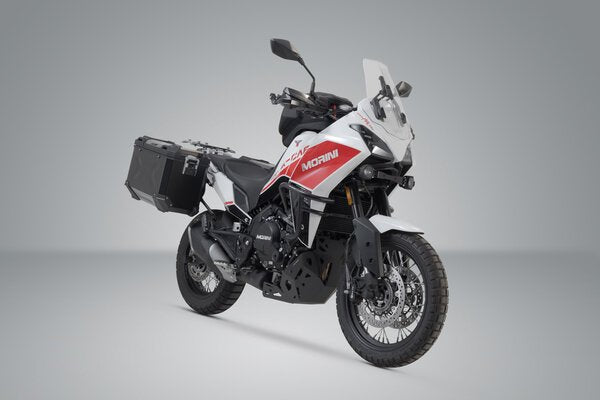 TRAX ADV aluminium case system Moto Morini X - Cape 650 (21 - ) 45/45 litre Black - SW - Motech UK