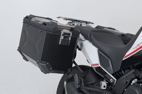 TRAX ADV aluminium case system Moto Morini X - Cape 650 (21 - ) 45/45 litre Black - SW - Motech UK